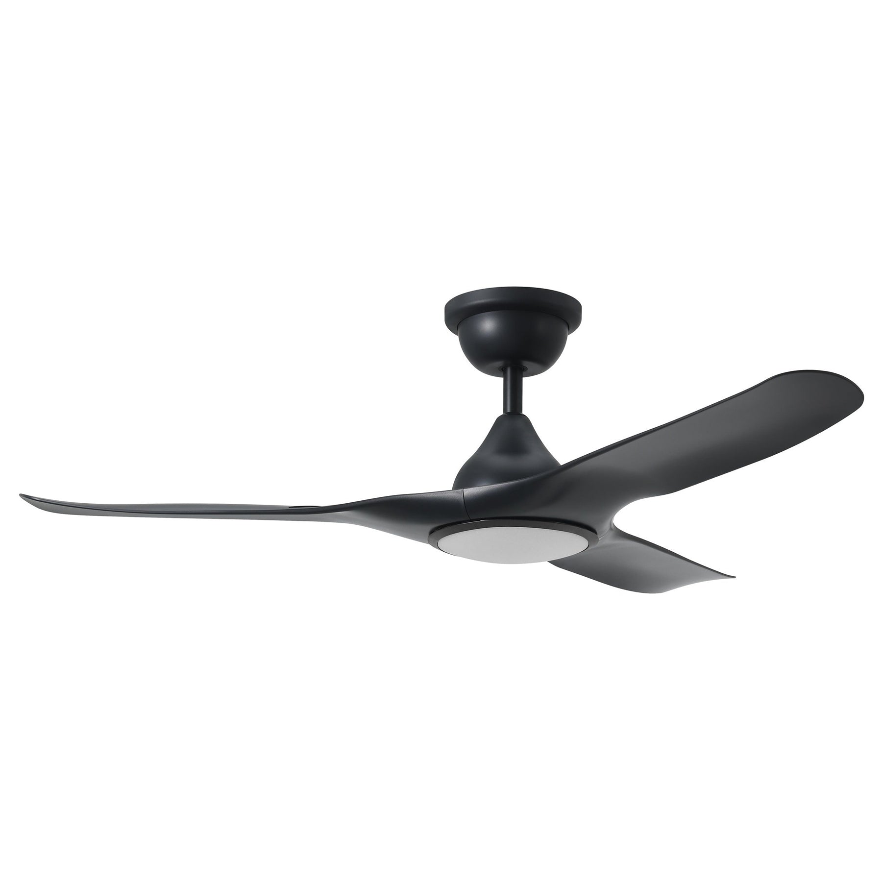 Tahiti 52"/1320mm 3 Blade Black with LED Light DC Motor ABS Ceiling Fan