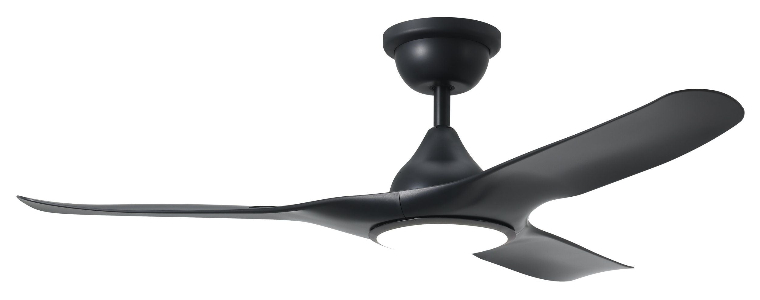 Tahiti 52"/1320mm 3 Blade Black with LED Light DC Motor ABS Ceiling Fan