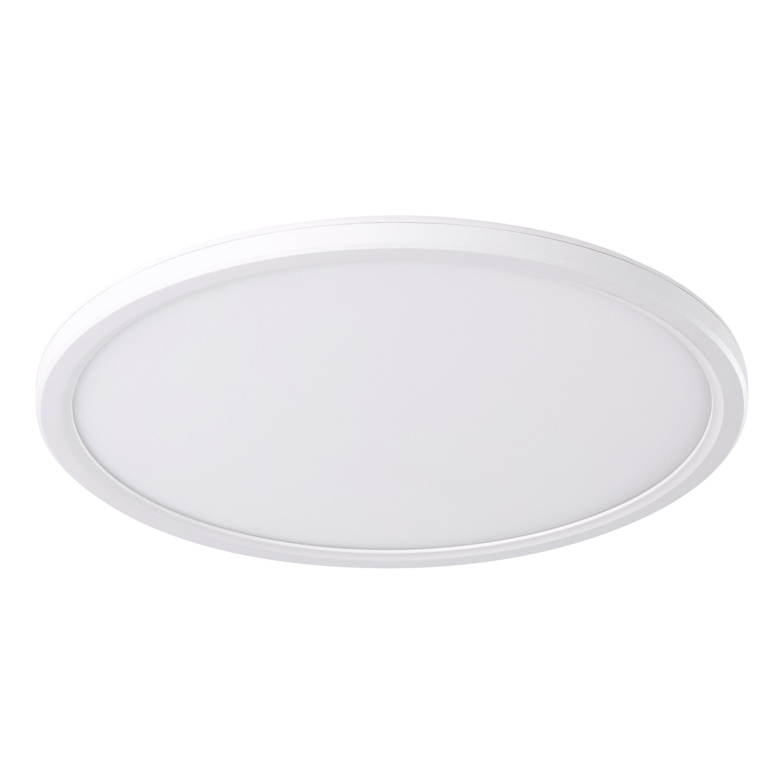 Romeo 24w White Slimline Tri-colour LED Ceiling Oyster Light