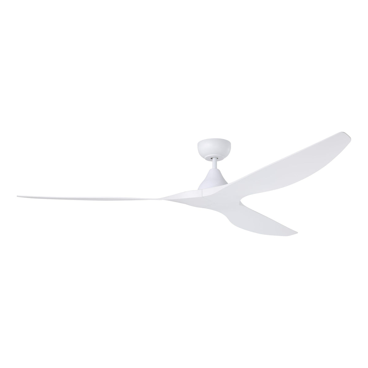 Surf 72"/1829mm 3 Blade White DC Motor ABS Ceiling Fan