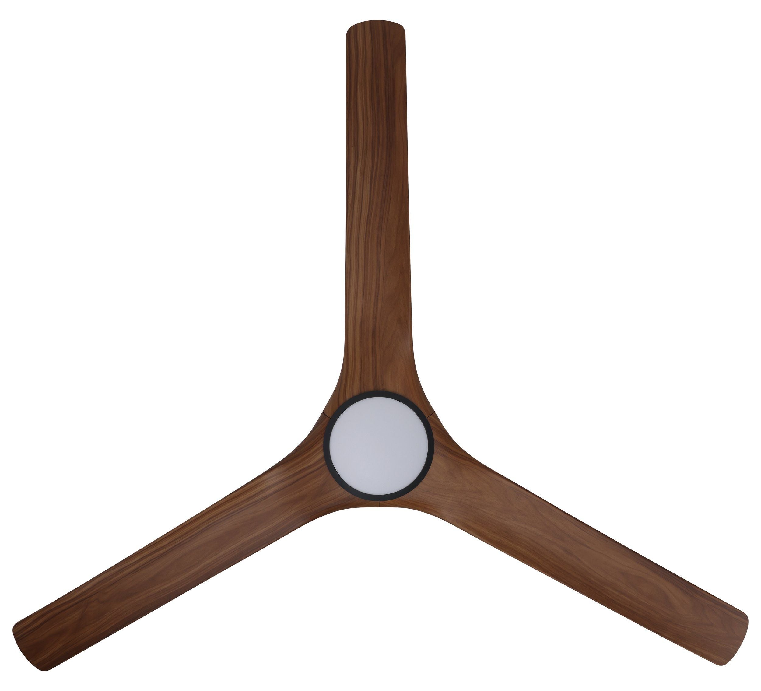 Tahiti 72"/1830mm 3 Blade Black and Teak with LED Light DC Motor ABS Ceiling Fan