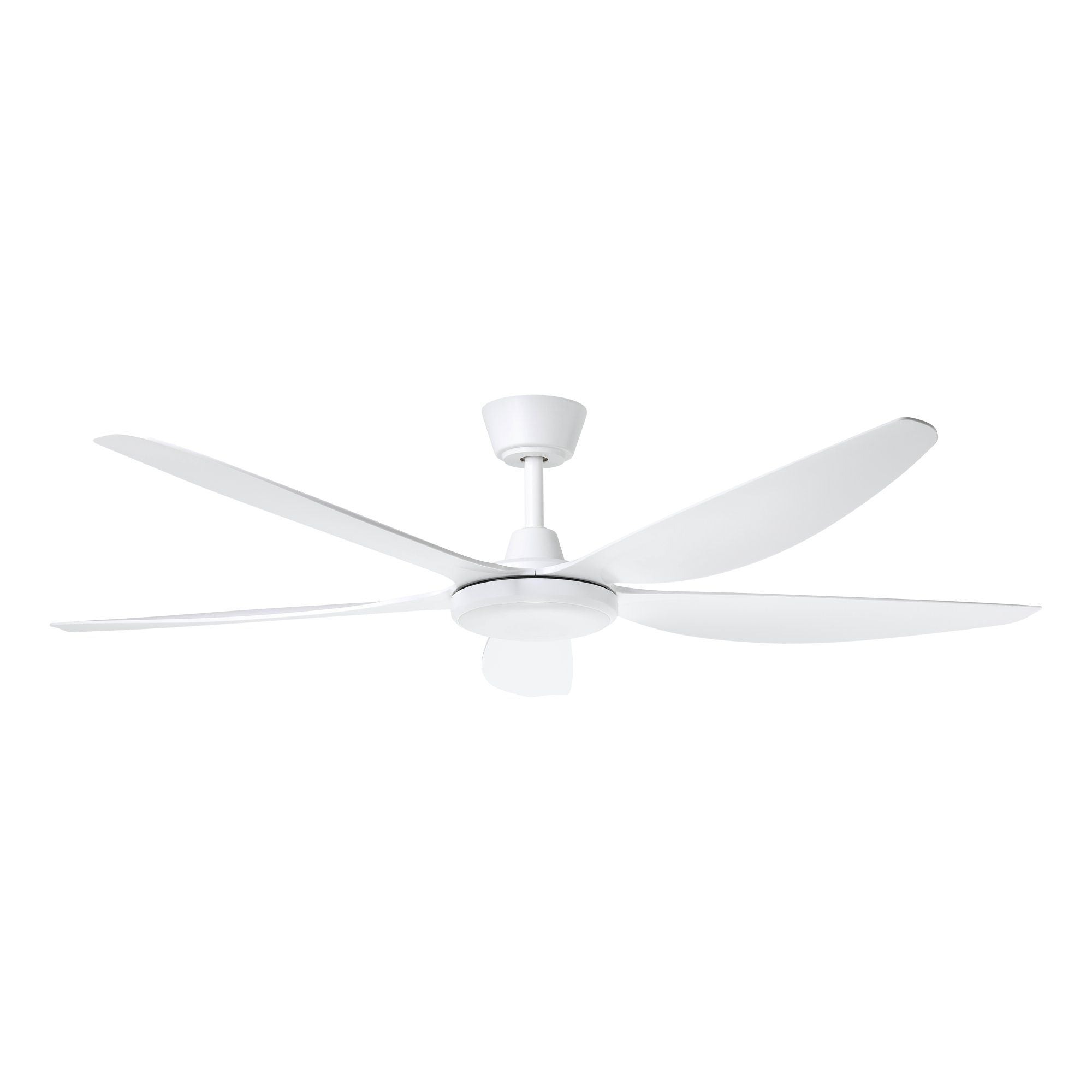 Miami 60"/1520mm 5 Blade White with LED DC Motor ABS Ceiling Fan