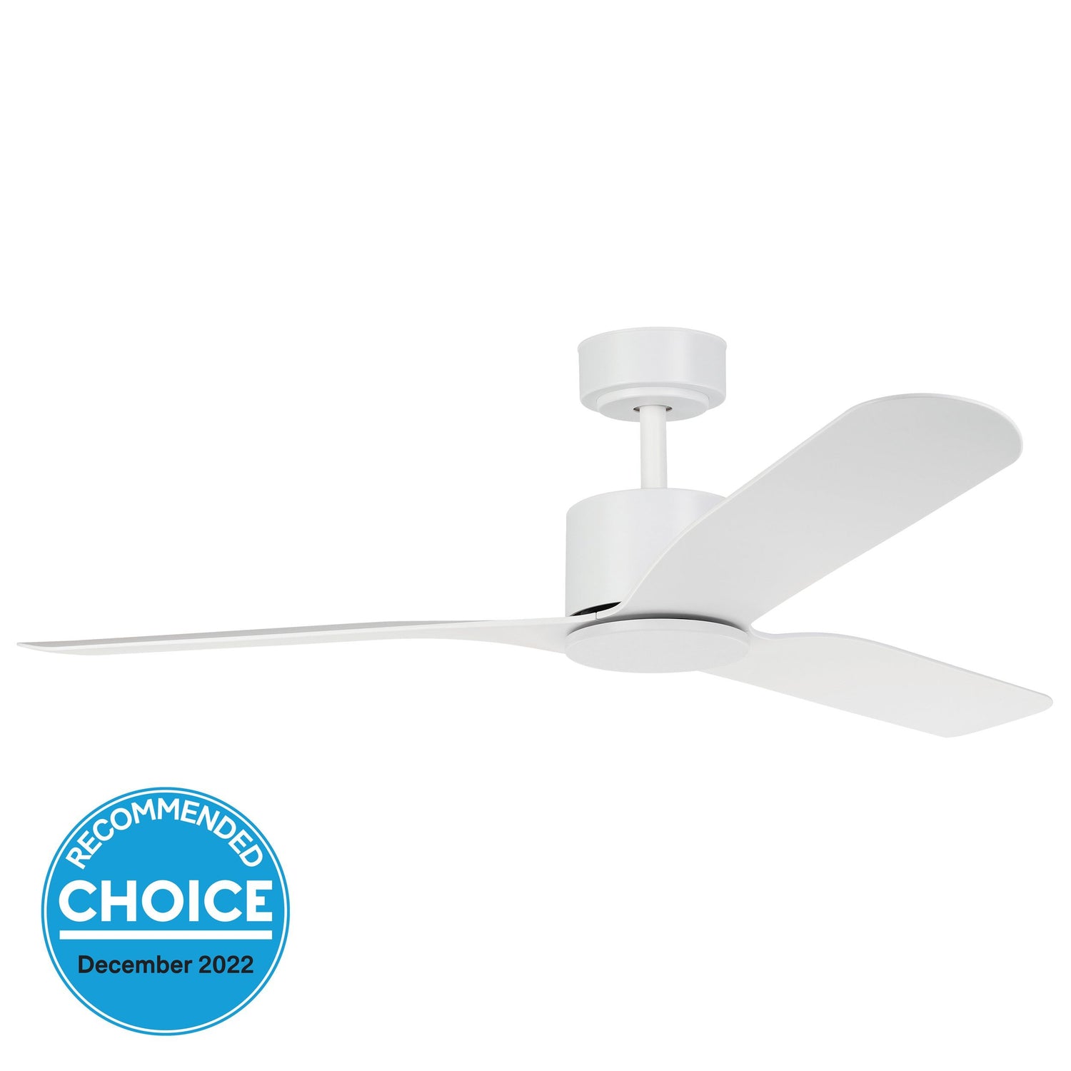 Iluka 52&quot;/1320mm 3 Blade White DC Motor ABS Ceiling Fan