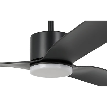 Iluka 52&quot;/1320mm 3 Blade Black with LED Light DC Motor ABS Ceiling Fan