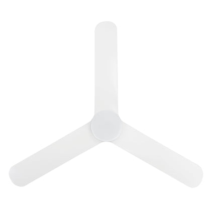 Iluka 52&quot;/1320mm 3 Blade White with LED Light DC Motor ABS Ceiling Fan