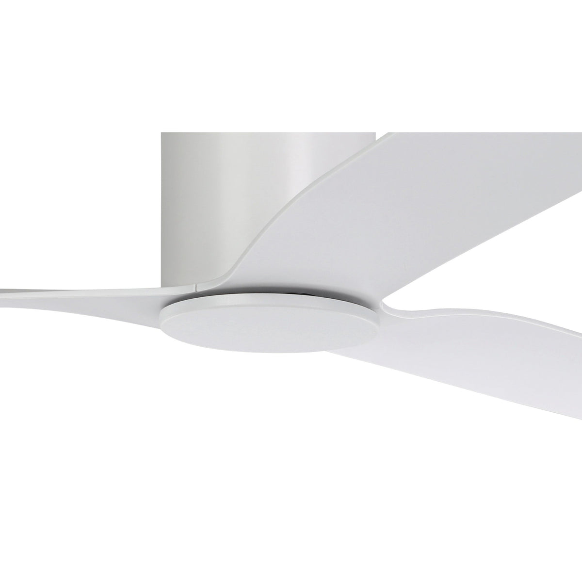 Iluka 52"/1320mm White DC Low Profile Flush Ceiling Fan