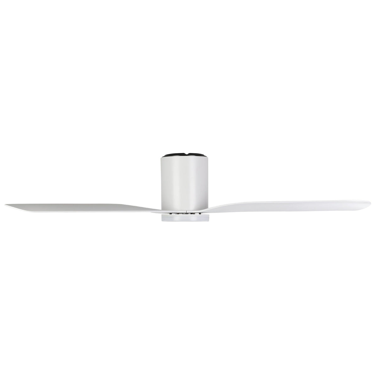 Iluka 52"/1320mm White with LED Light DC Low Profile Flush Ceiling Fan