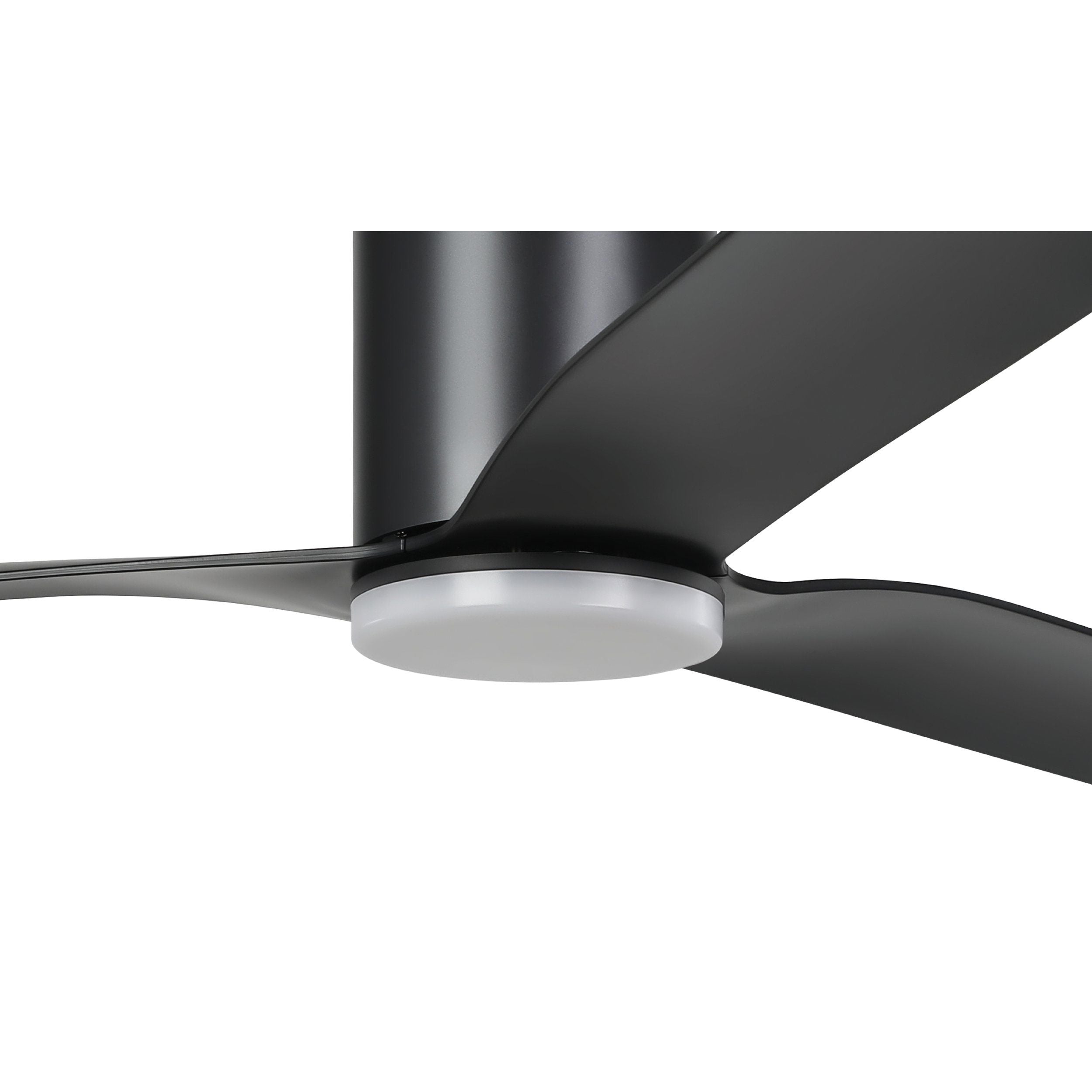 Iluka 60&quot;/1520mm Black with LED Light DC Low Profile Flush Ceiling Fan