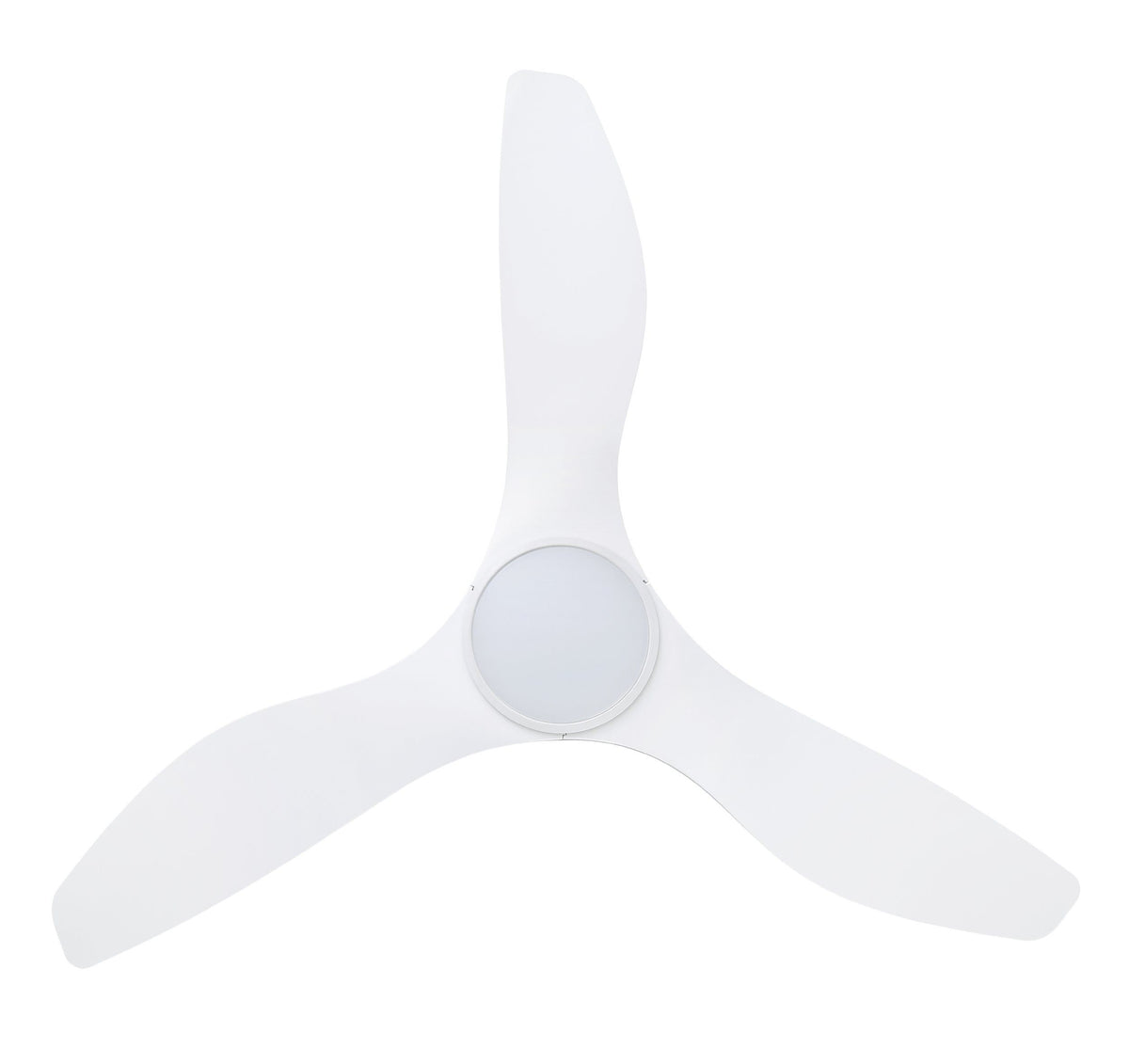 Surf 48"/1220mm 3 Blade White with LED Light DC Motor ABS Ceiling Fan