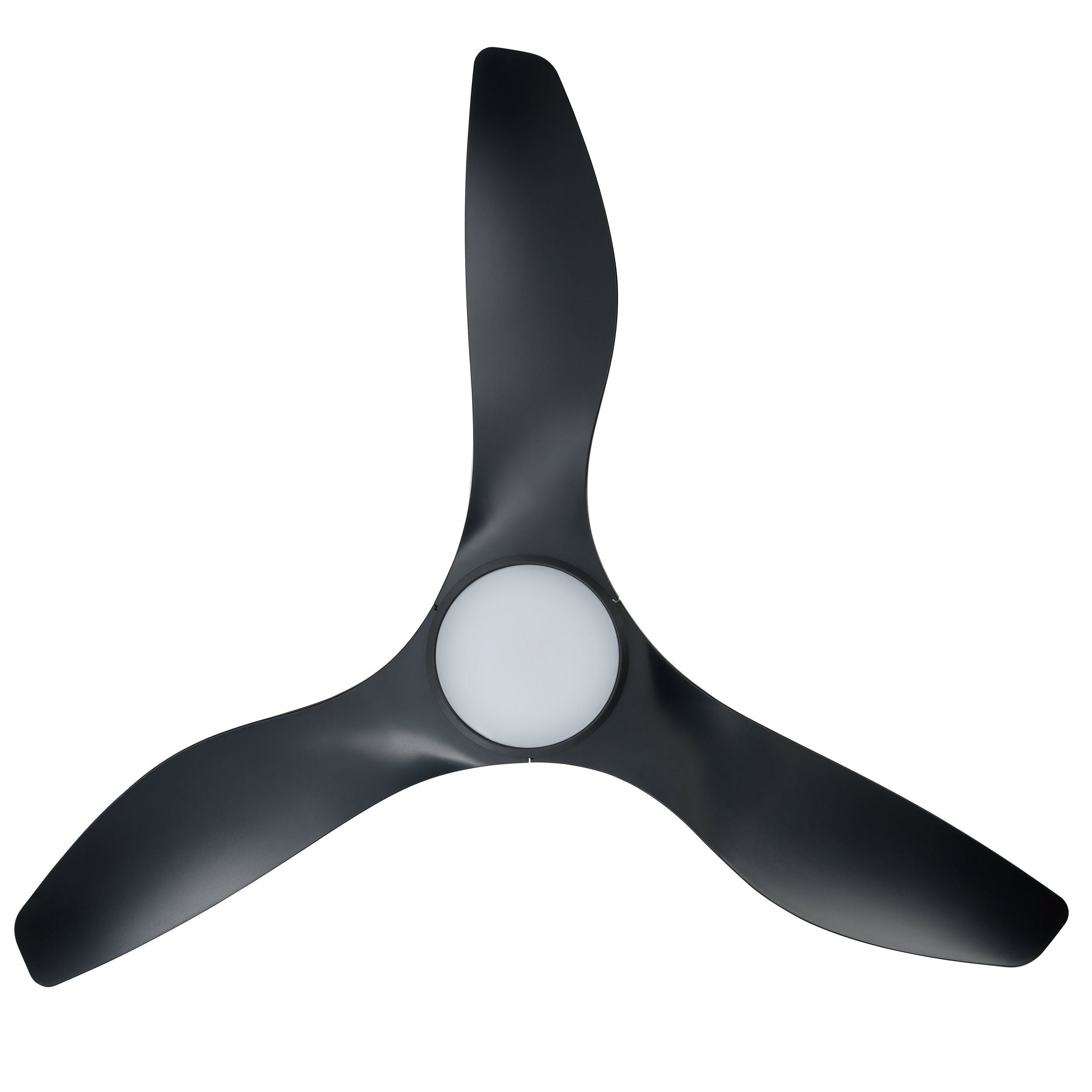 Surf 48"/1220mm 3 Blade Black with LED Light DC Motor ABS Ceiling Fan