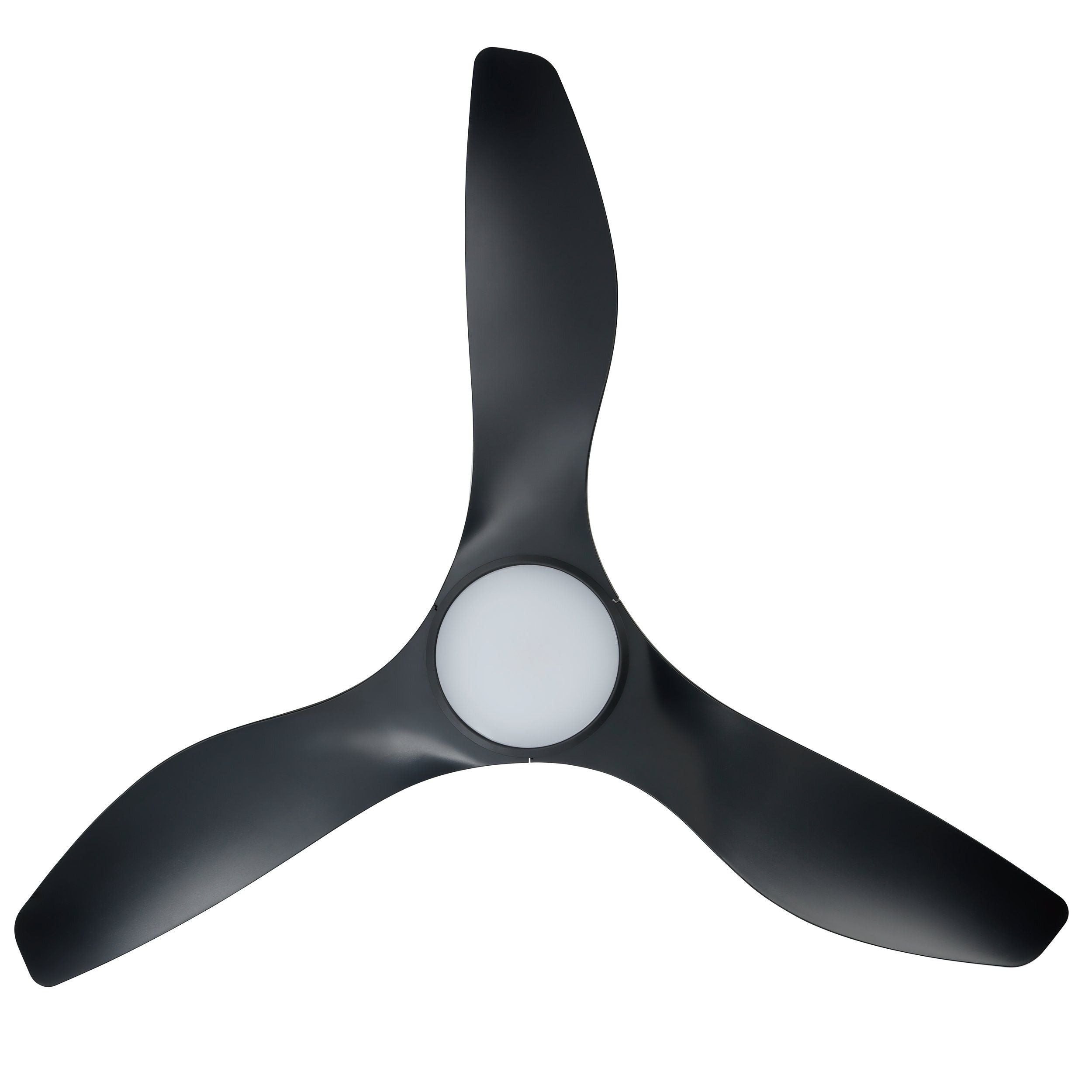 Surf 48&quot;/1220mm 3 Blade Black with LED Light DC Motor ABS Ceiling Fan