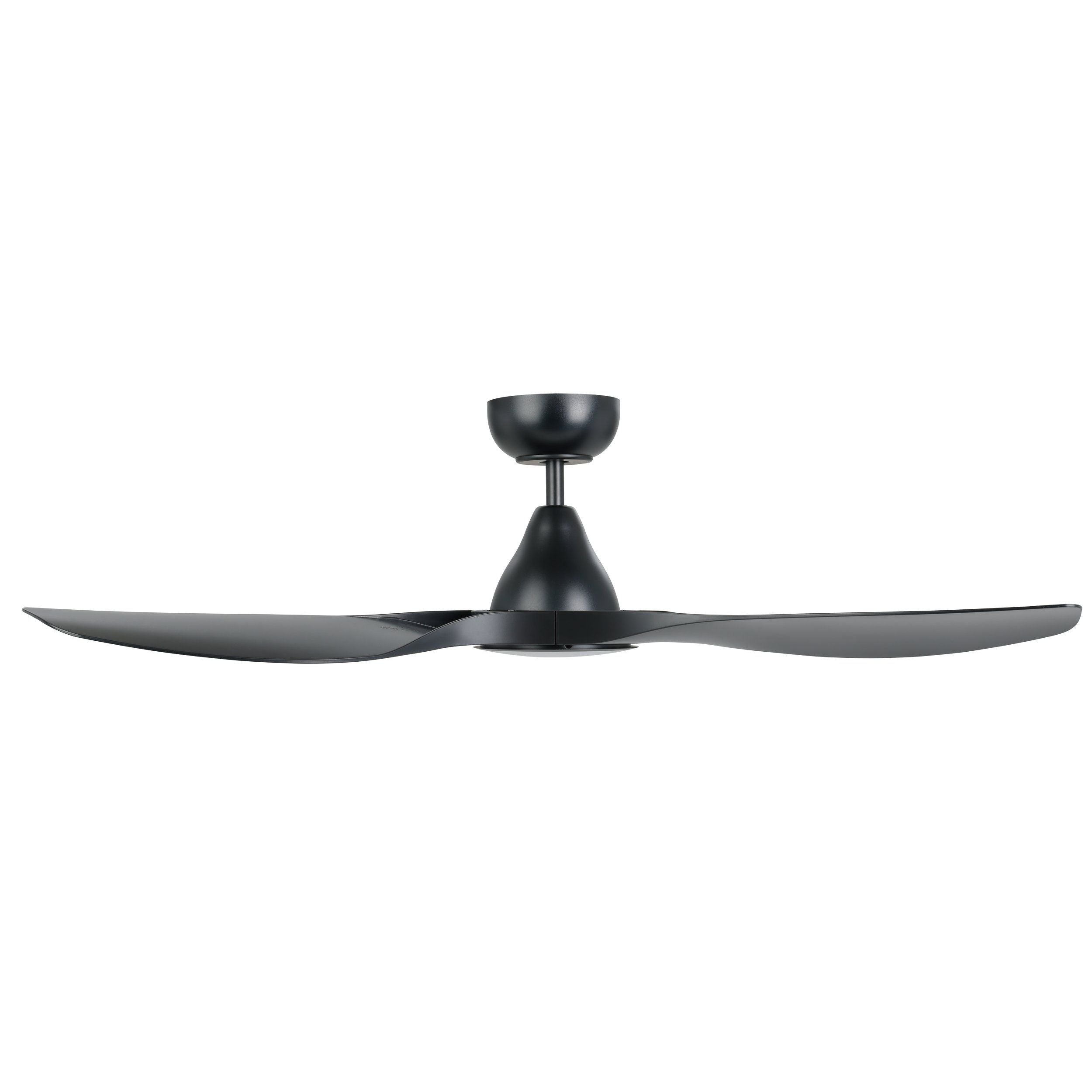 Surf 48"/1220mm 3 Blade Black with LED Light DC Motor ABS Ceiling Fan