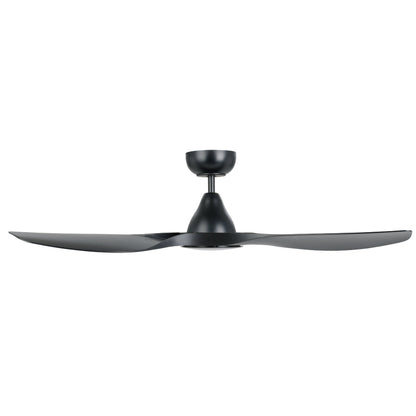 Surf 48&quot;/1220mm 3 Blade Black with LED Light DC Motor ABS Ceiling Fan