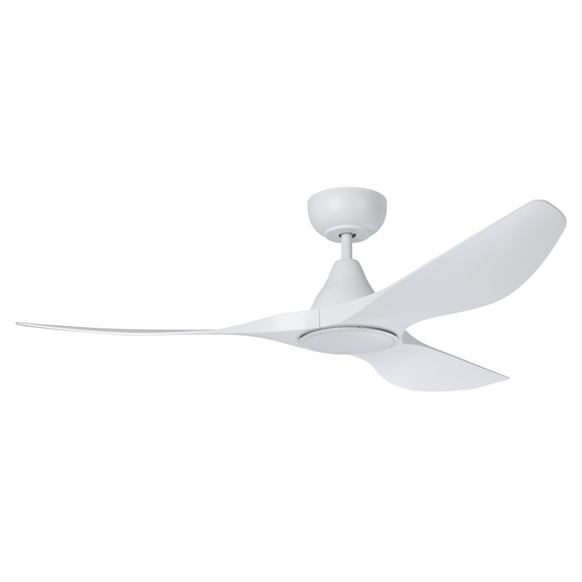 Surf 52"/1320mm 3 Blade White with LED Light DC Motor ABS Ceiling Fan