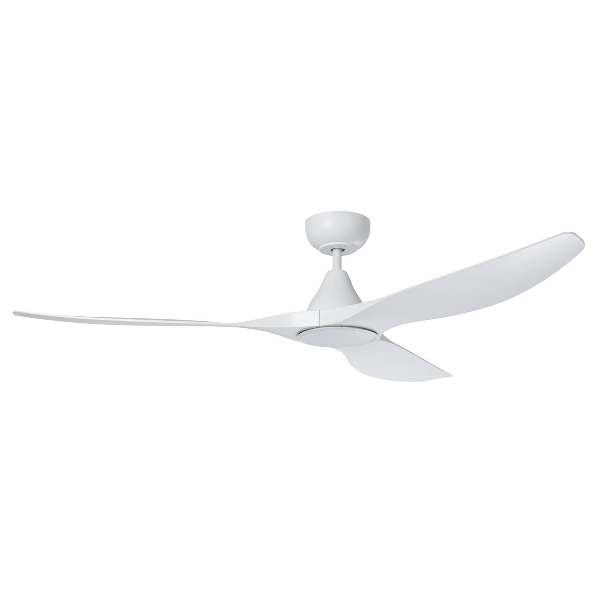 Surf 60"/1520mm 3 Blade White with LED Light DC Motor ABS Ceiling Fan