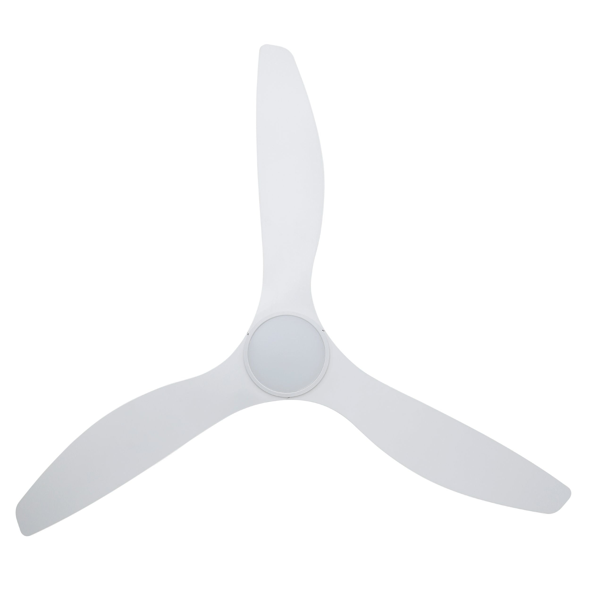Surf 60"/1520mm 3 Blade White with LED Light DC Motor ABS Ceiling Fan