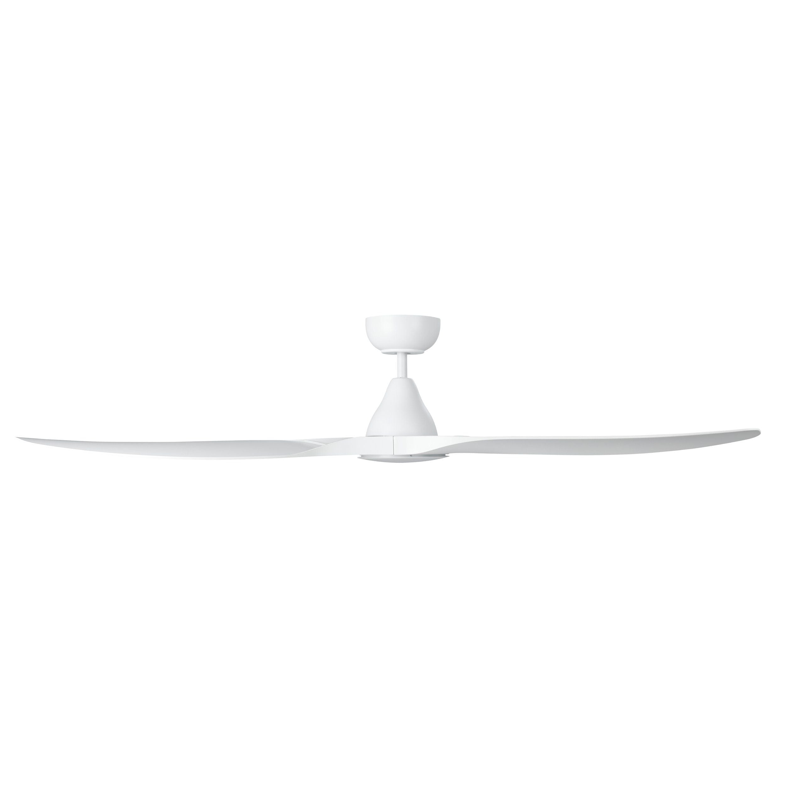 Surf 60"/1520mm 3 Blade White with LED Light DC Motor ABS Ceiling Fan