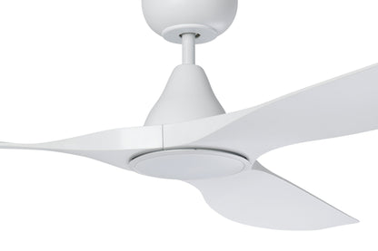 Surf 60&quot;/1520mm 3 Blade White with LED Light DC Motor ABS Ceiling Fan