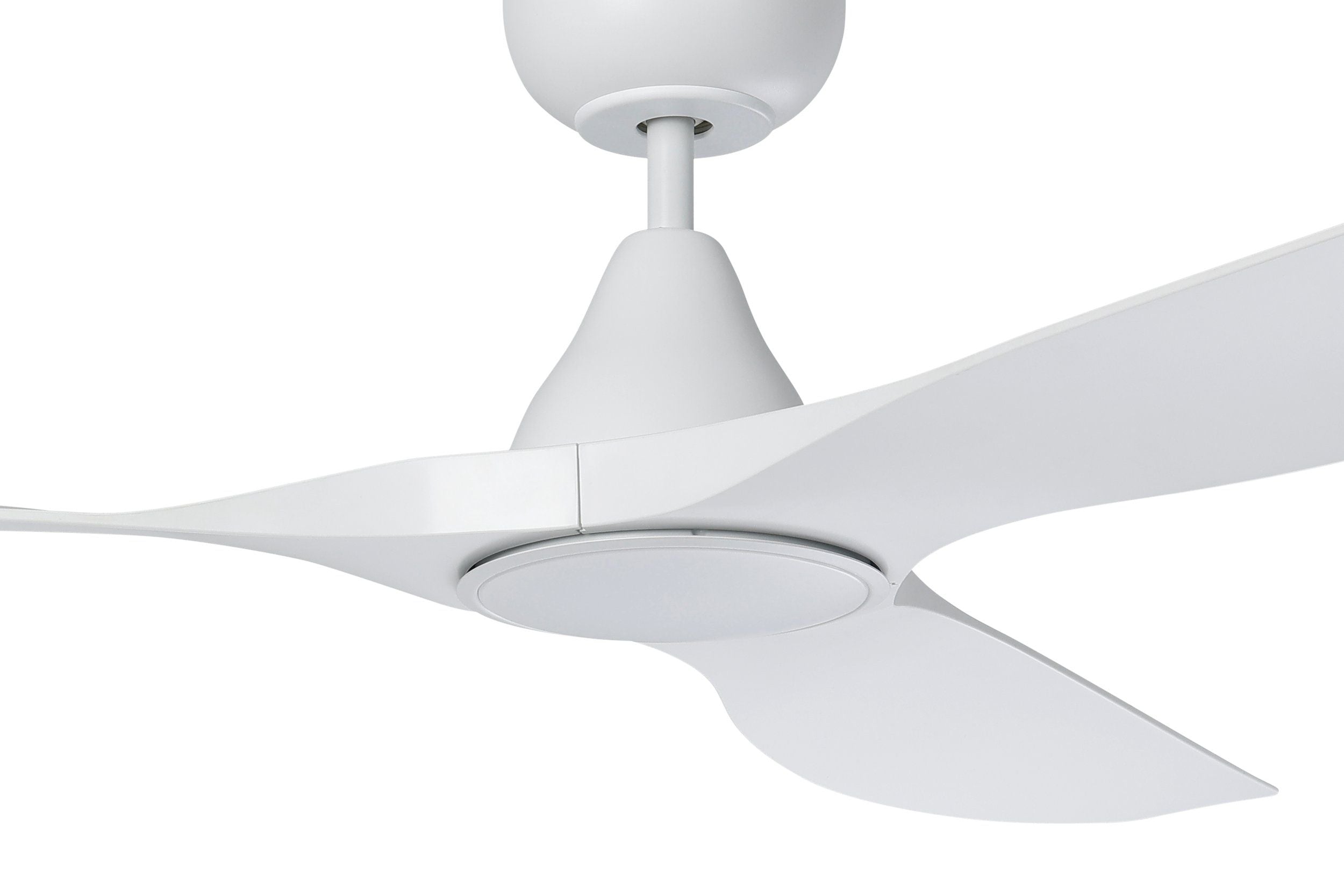 Surf 60"/1520mm 3 Blade White with LED Light DC Motor ABS Ceiling Fan