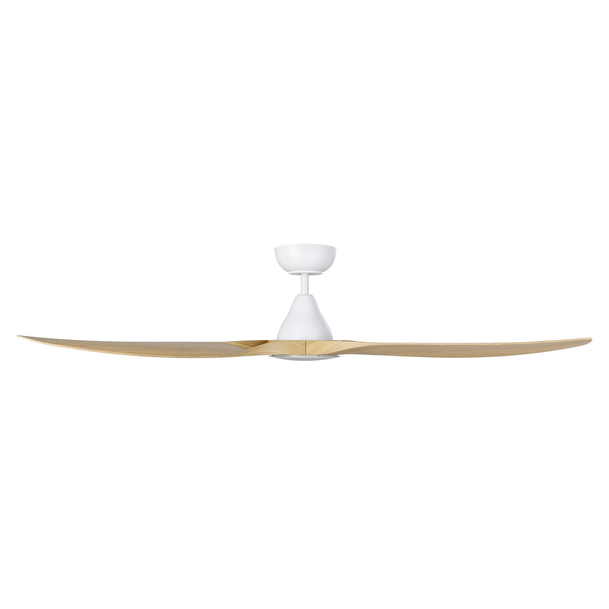 Surf 60"/1520mm 3 Blade White and Oak with LED Light DC Motor ABS Ceiling Fan