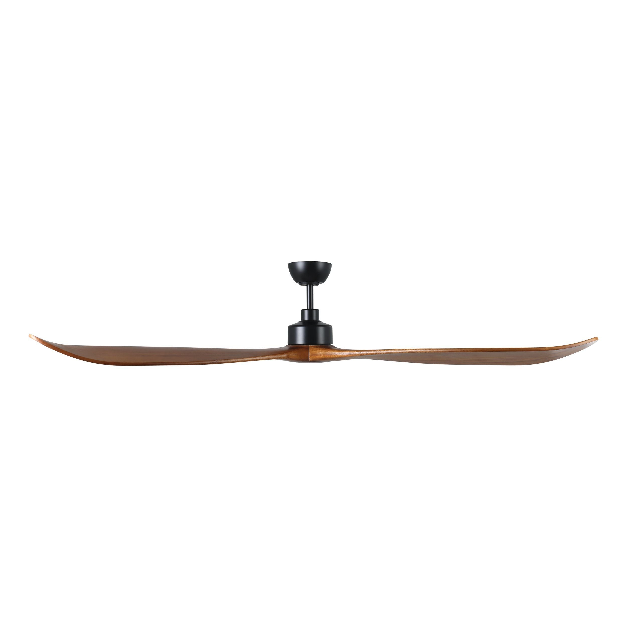 Currumbin Black with Merbau Timber 80"/203cm DC Motor Ceiling Fan