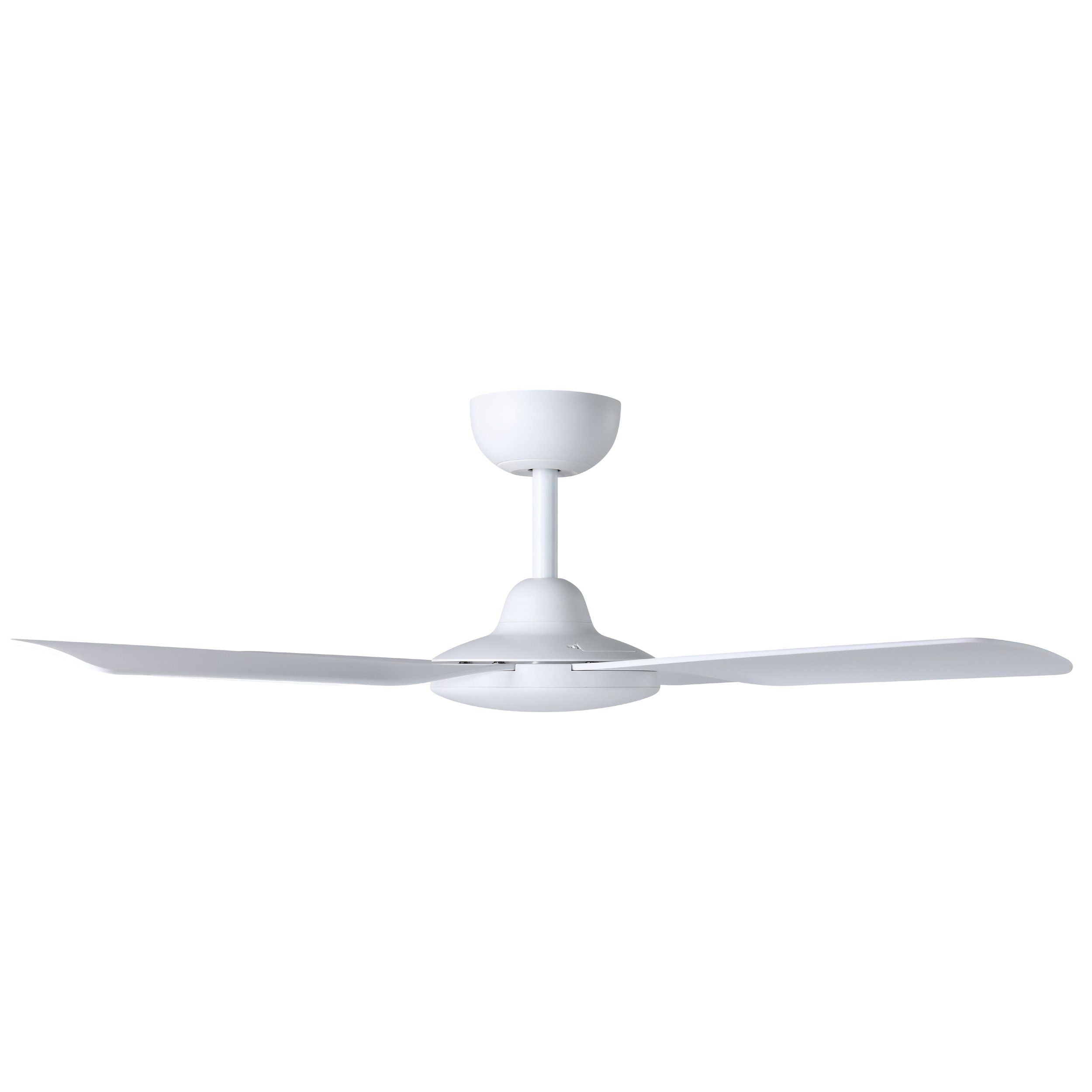 Aloha 52"/1300mm 4 Blade White Smart Control DC Motor ABS Ceiling Fan