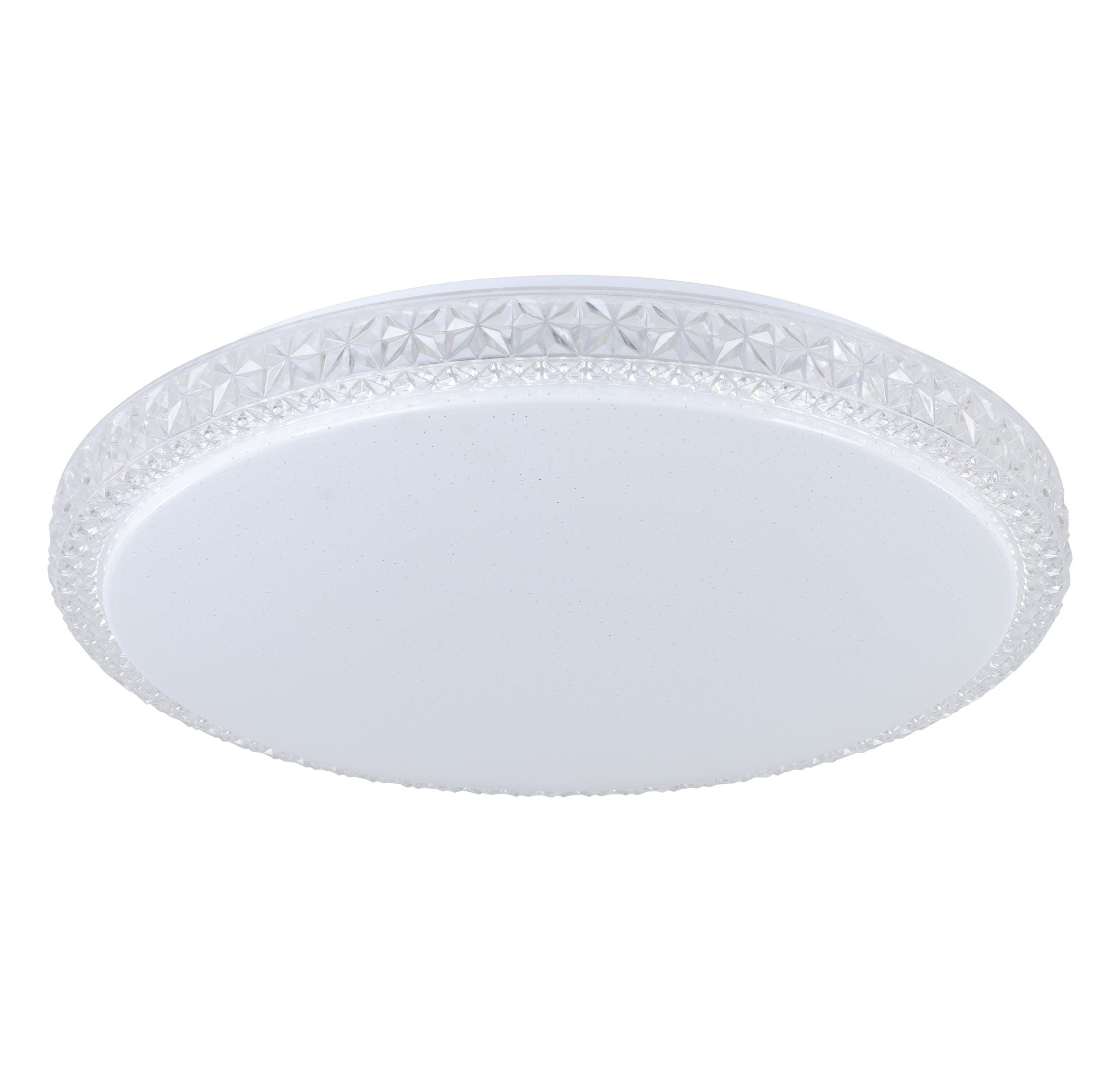 Delilah 24w Crystal-Look LED Tri-Colour Oyster