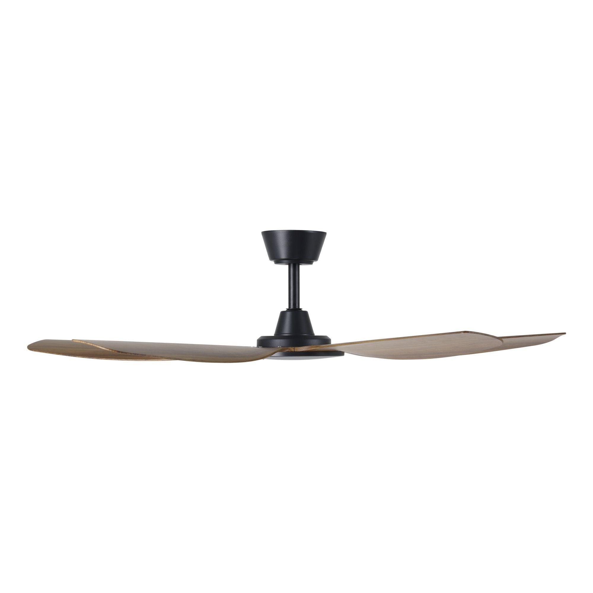 Miami 52"/1320mm 5 Blade Black with Teak DC Motor ABS Ceiling Fan