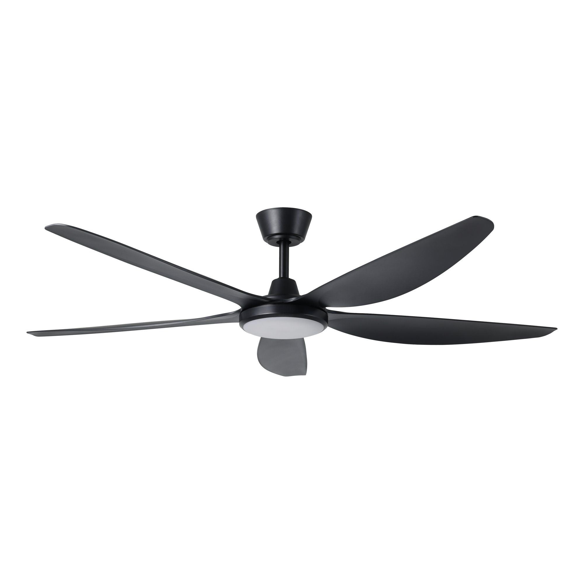 Miami 60"/1520mm 5 Blade Black with LED DC Motor ABS Ceiling Fan