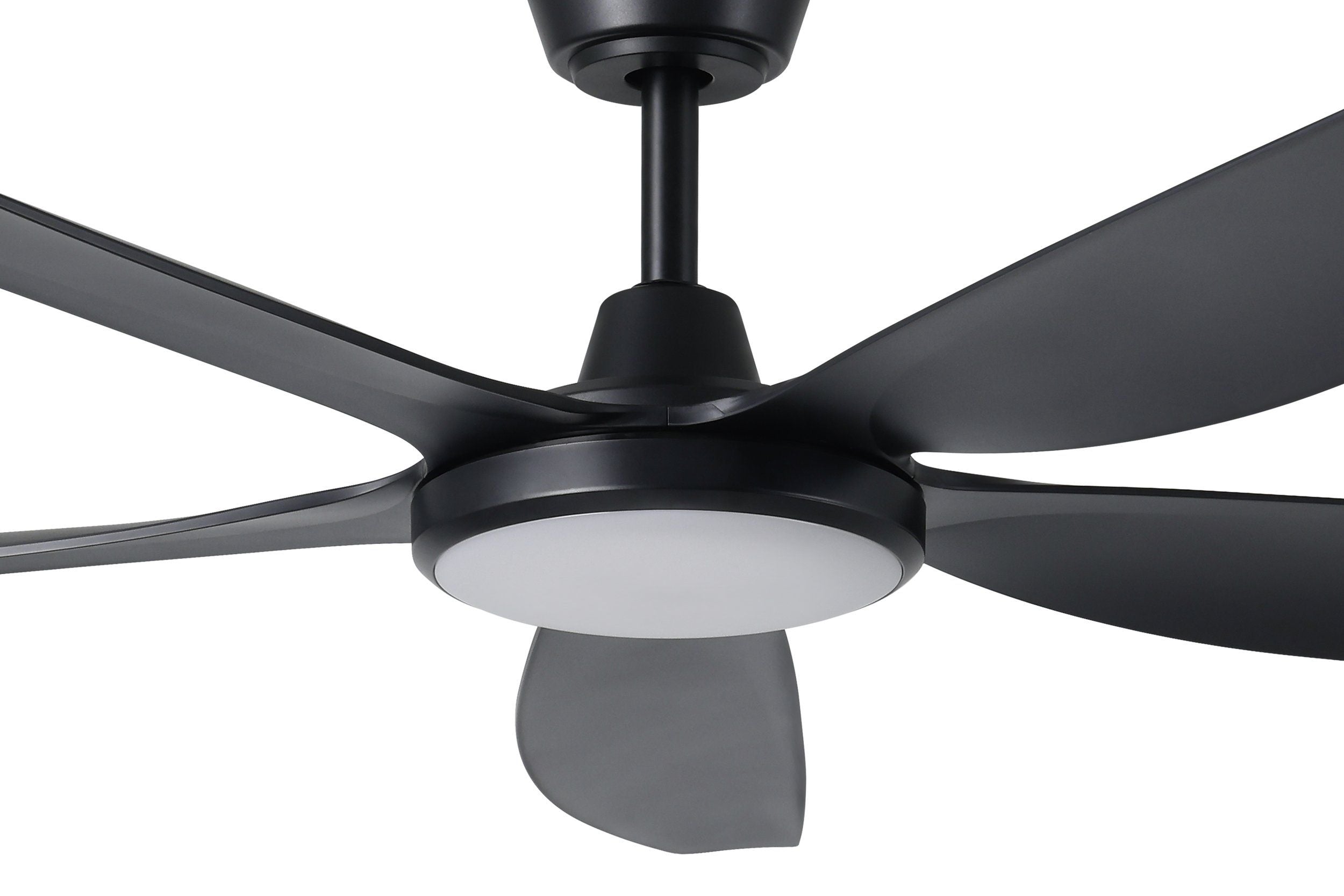 Miami 60"/1520mm 5 Blade Black with LED DC Motor ABS Ceiling Fan