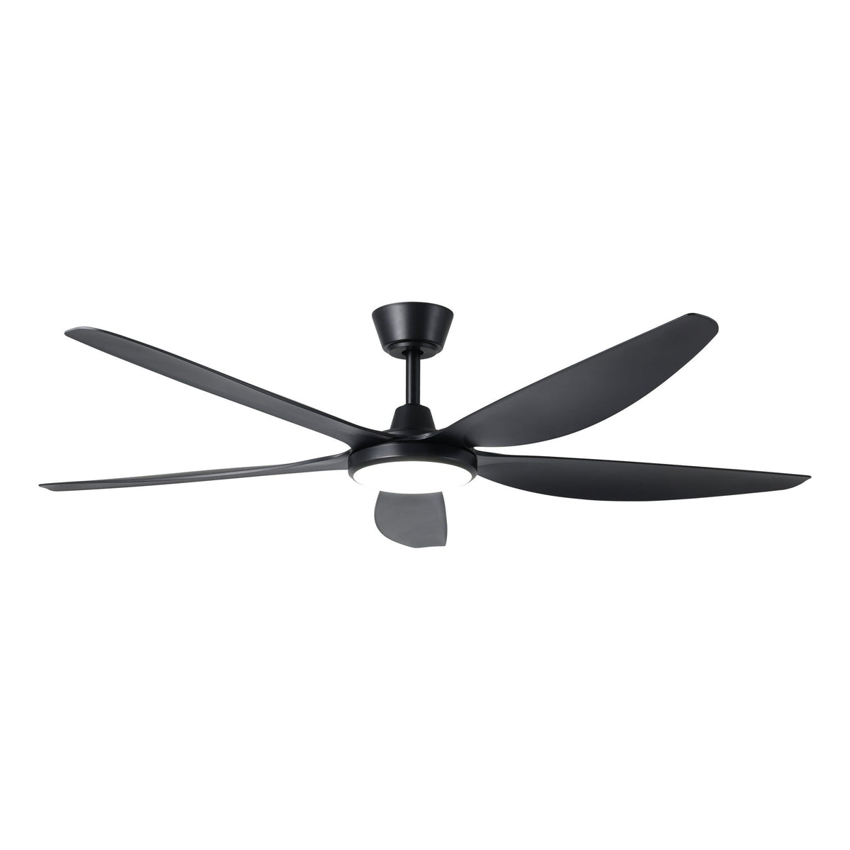Miami 60"/1520mm 5 Blade Black with LED DC Motor ABS Ceiling Fan