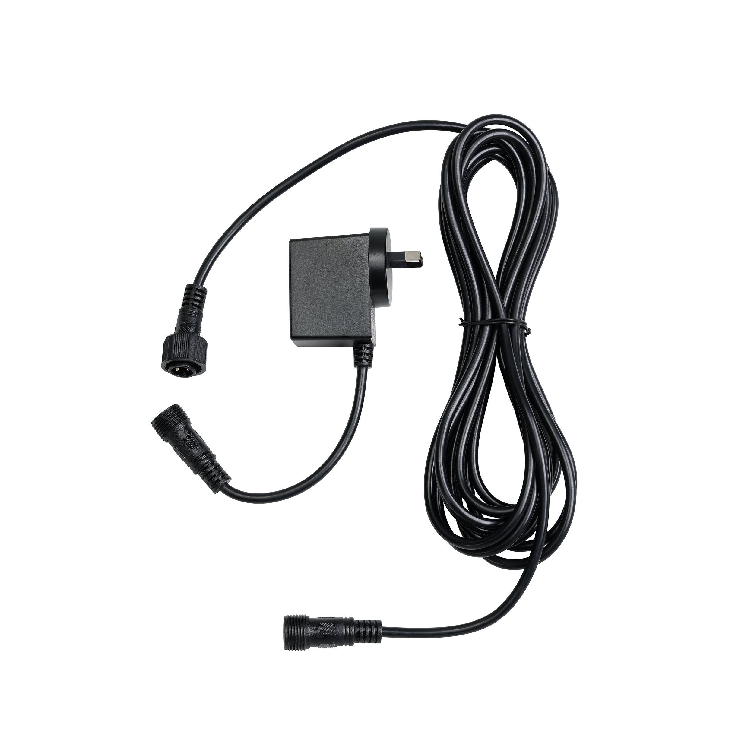 Festoon Black with 10-Light Warm White Kit