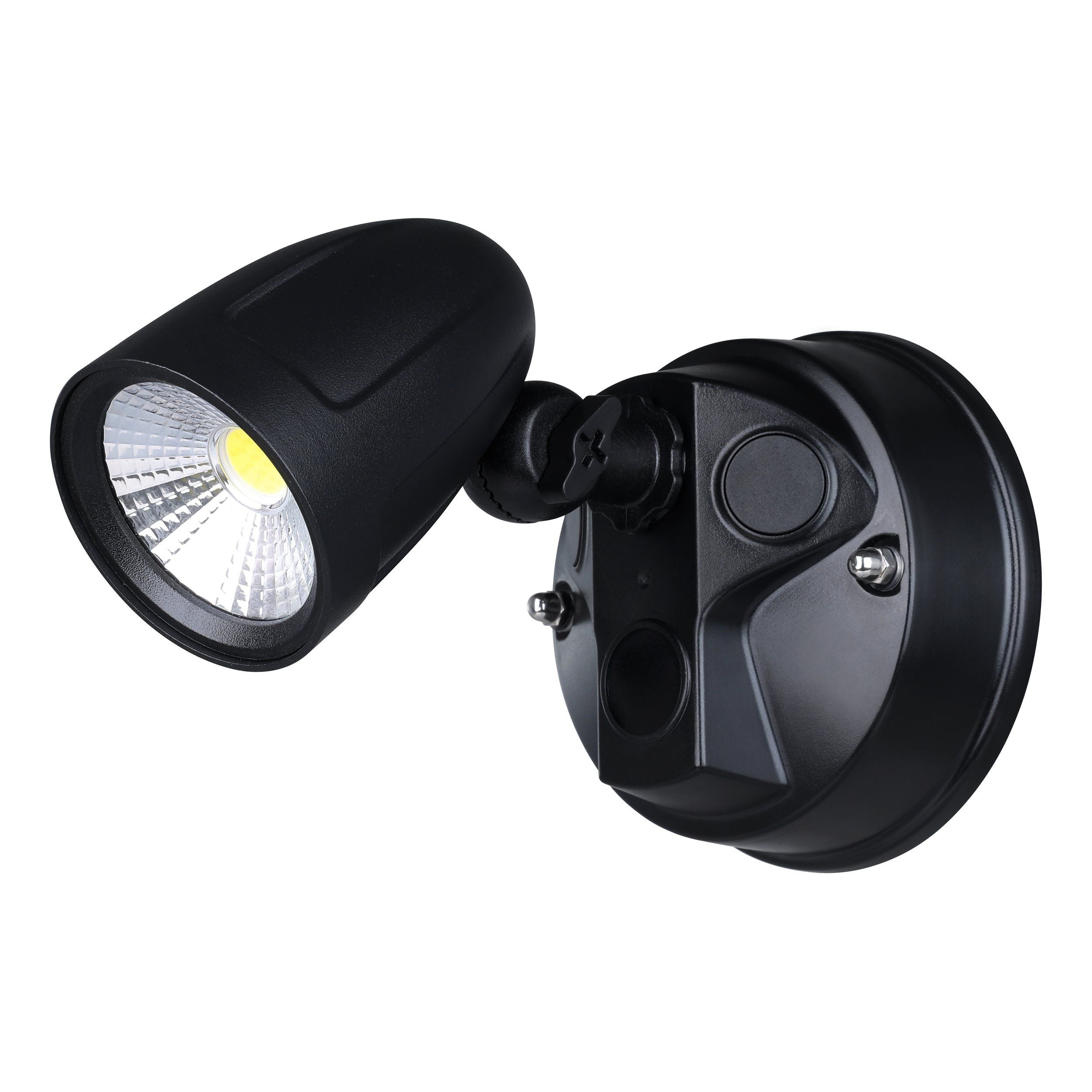 Chopper-2 1 Light Black Aluminium Exterior Security Spot Light