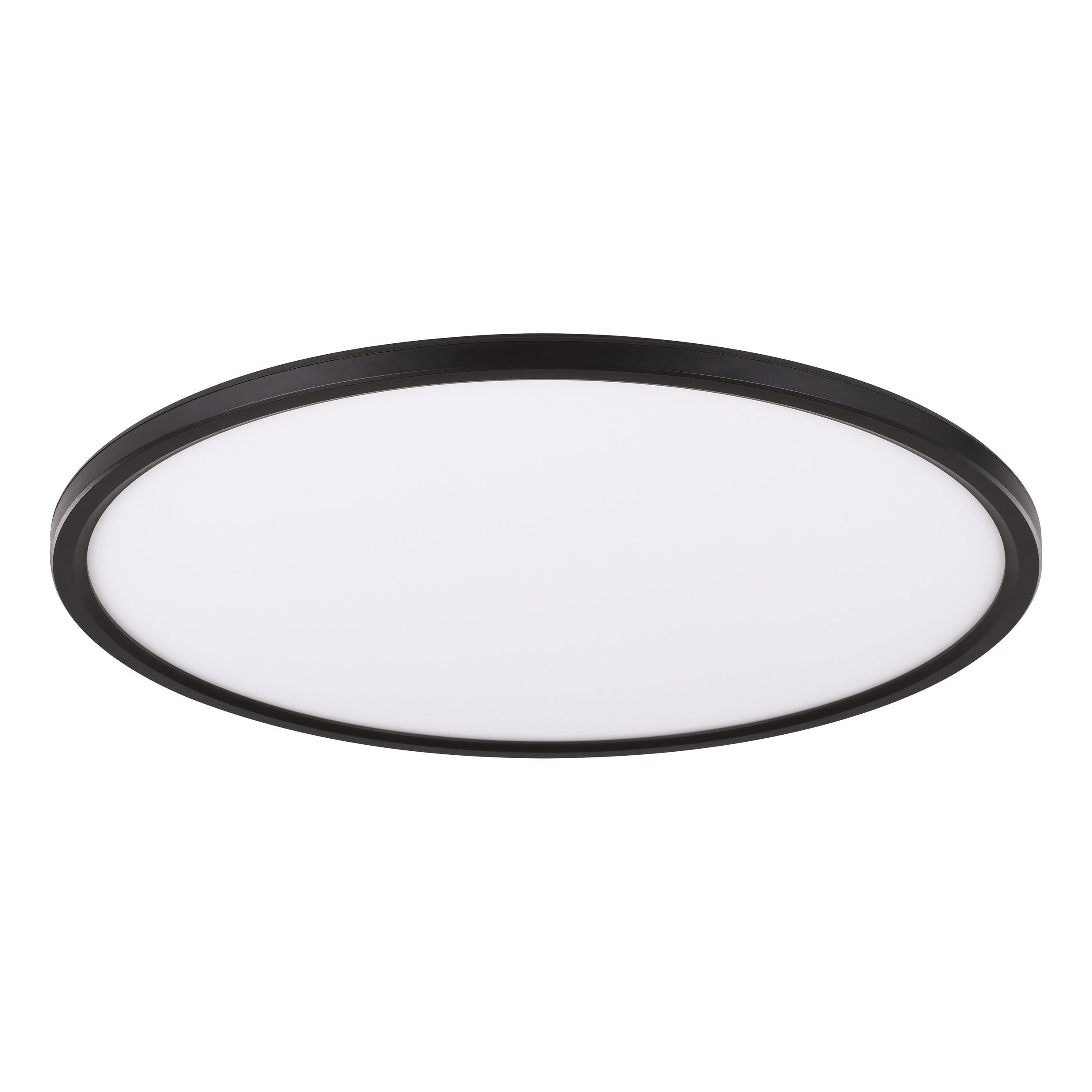 Romeo 36w Black Slimline Tri-colour LED Ceiling Oyster Light