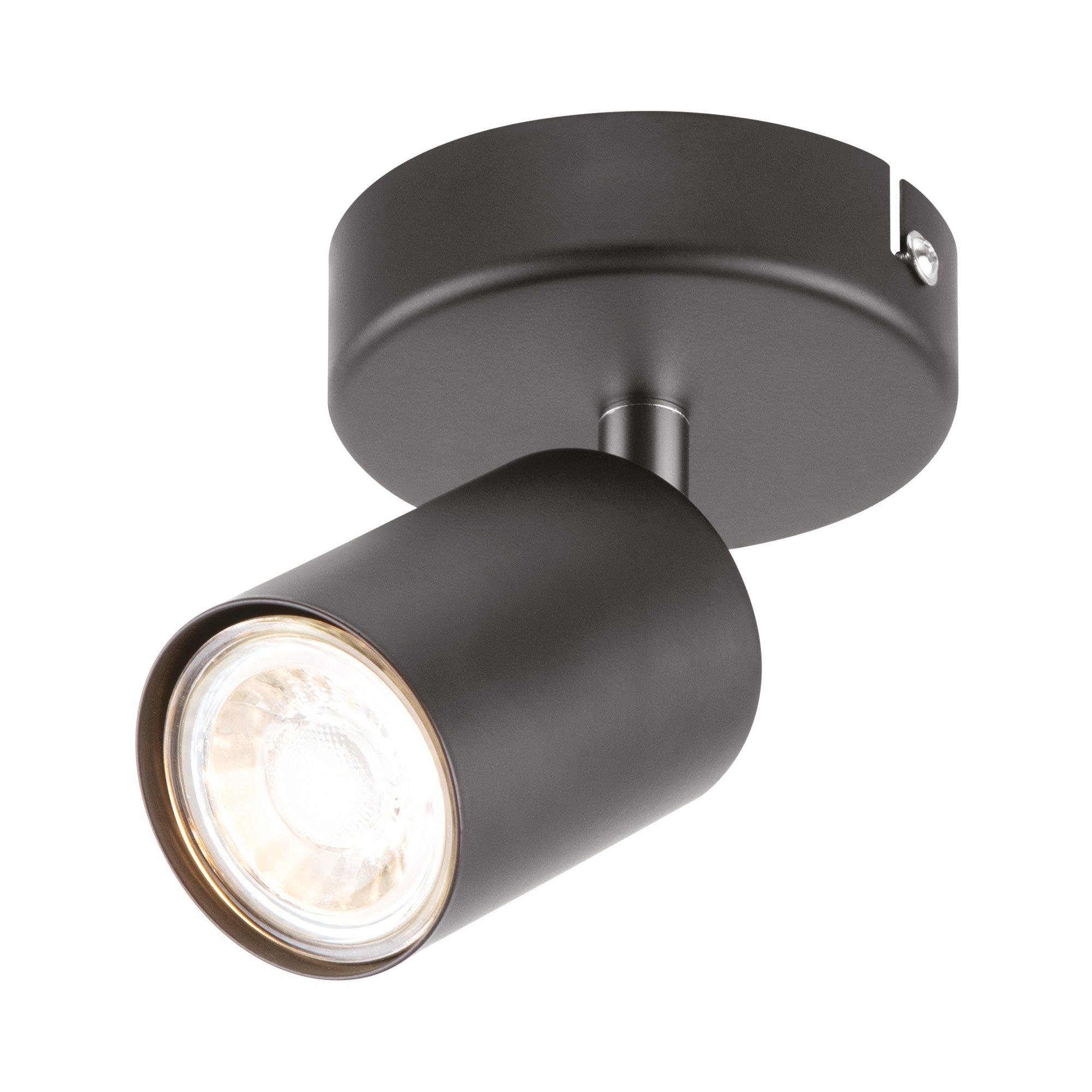 Travis Black 1 Light Modern Spotlight