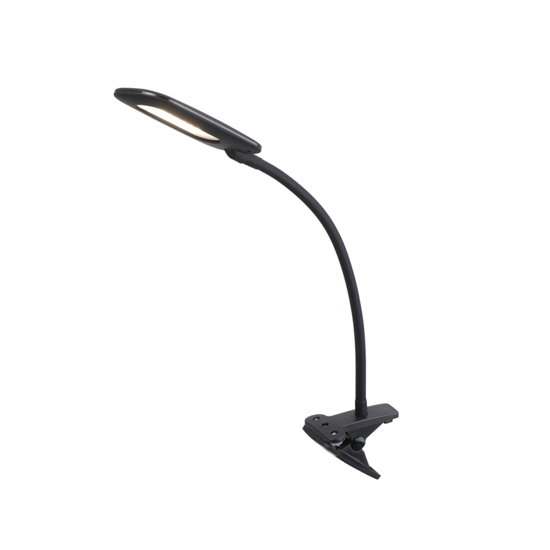 Bryce Clamp 4.8w Black LED Touch Desk Lamp