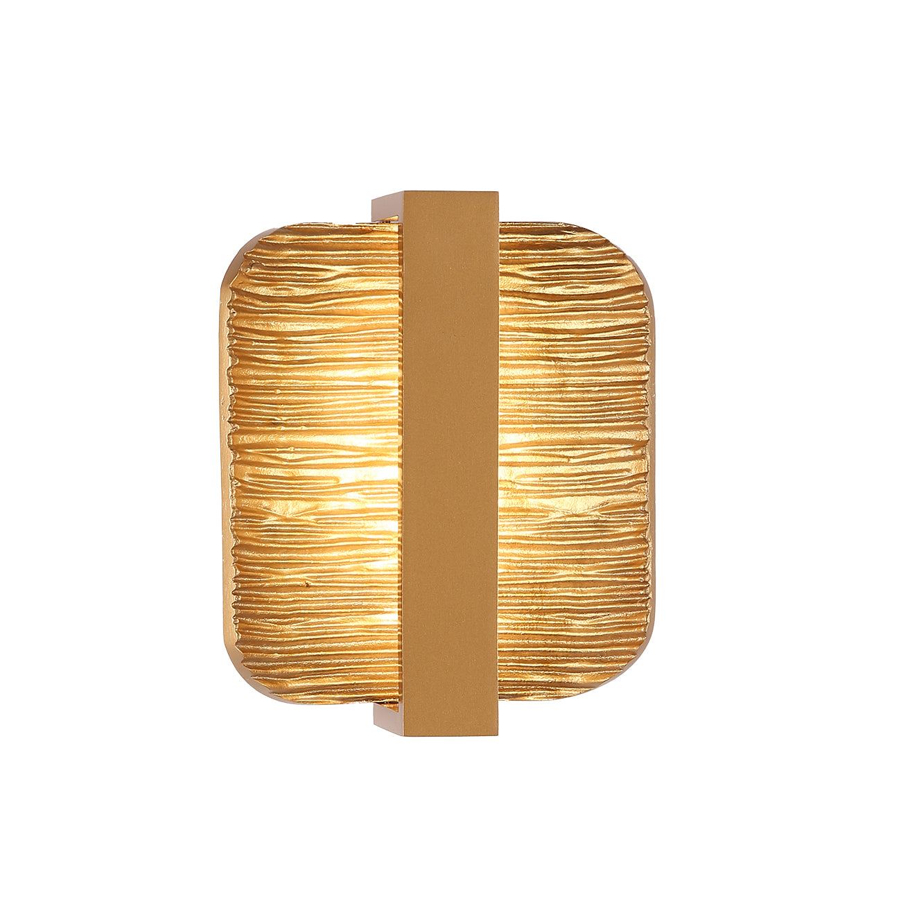 Arley Small Gold Textured Tri-Colour LED Contemporary Exterior