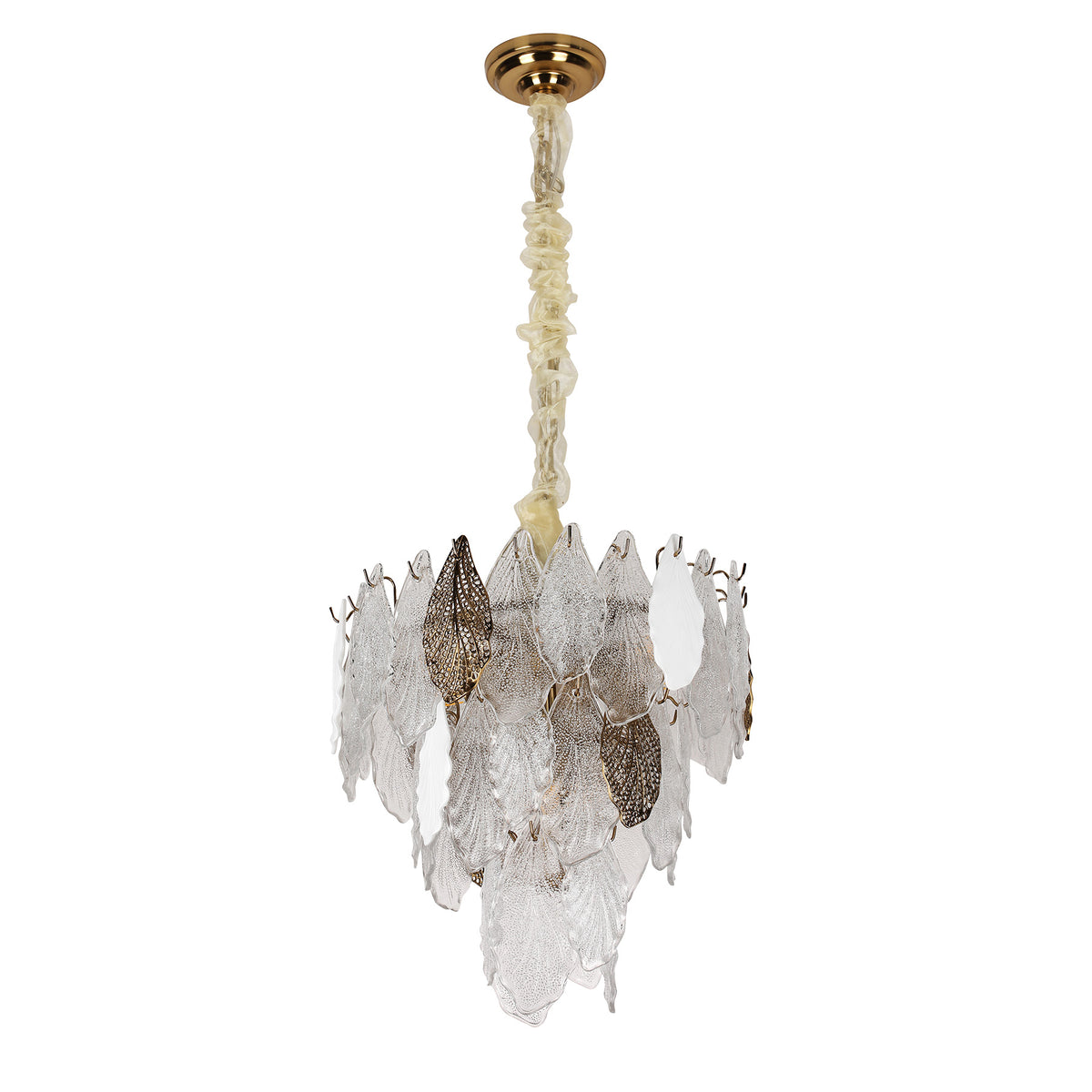 Hilton 500 Antique Brass Classic Leaf Pendant