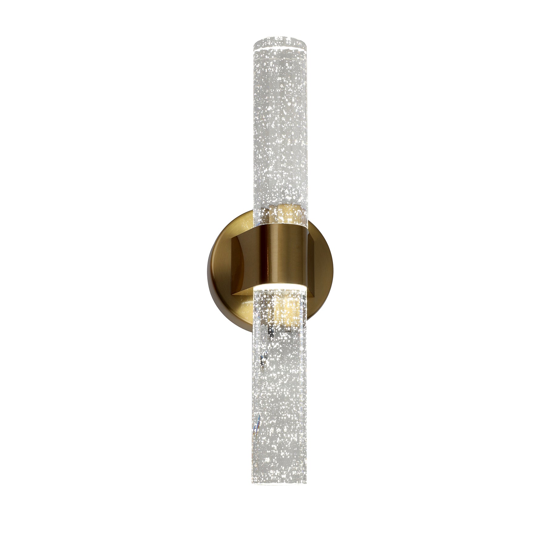 Kristin Gold and Bubble Glass 41cm Tri-Colour LED Indoor Wall Light