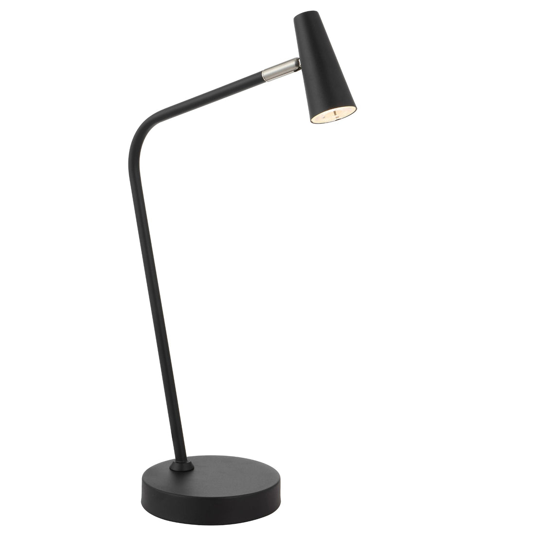 Bexley Black LED 3-Stage Touch Task Table Lamp