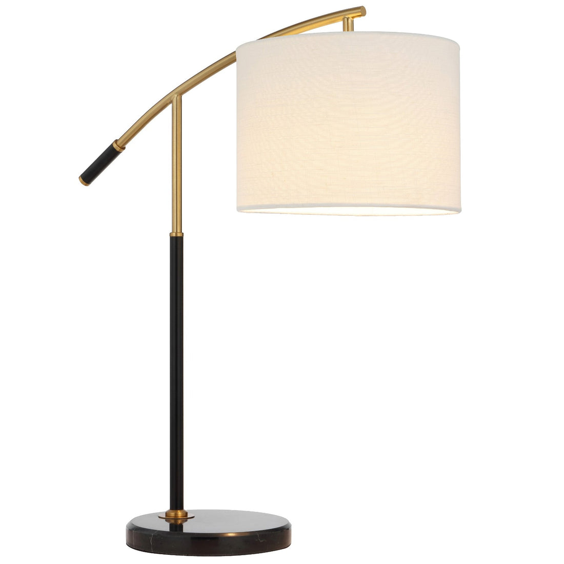 Cruz Black Marble with Gold and Ivory Table Lamp