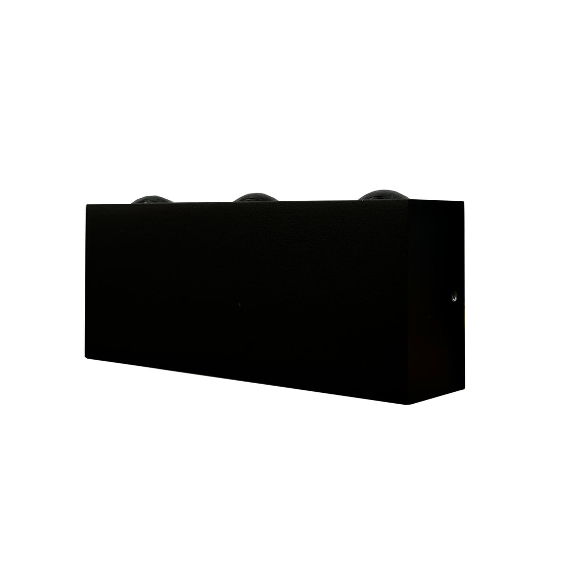 Delta Black Tri-Colour LED Exterior Up and Down Wall Light
