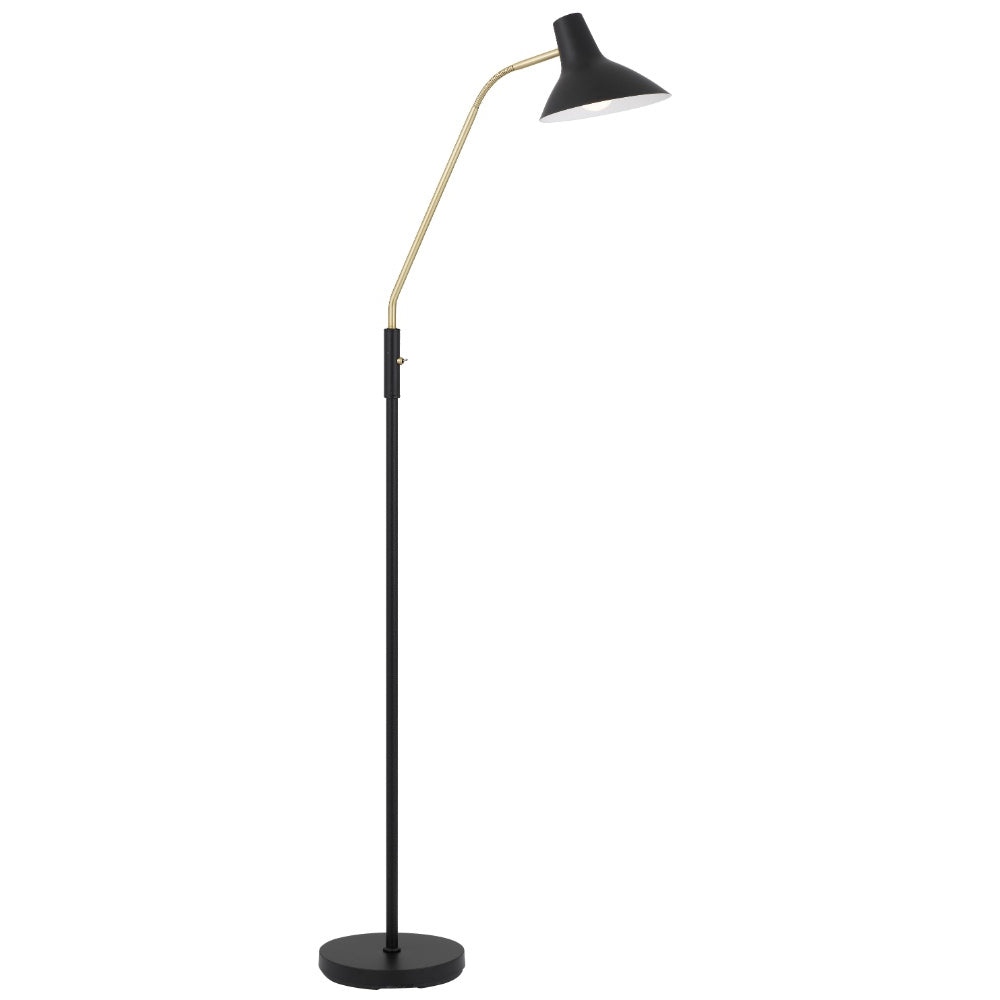 Farbon Black Mid-Century Modern Floor Lamp