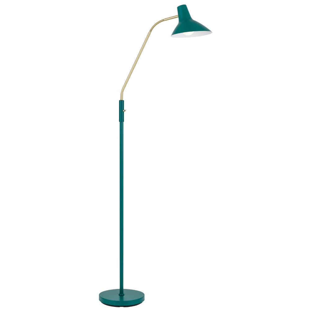 Farbon Green Mid-Century Modern Floor Lamp