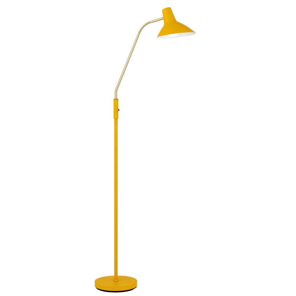 Farbon Yellow Mid-Century Modern Floor Lamp