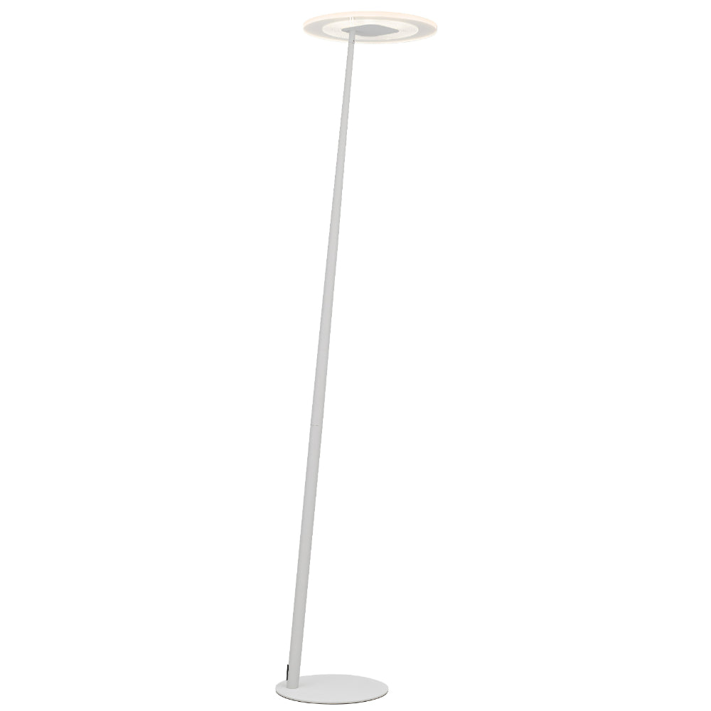 Faro White Colour Contemporary LED  Floor Lamp