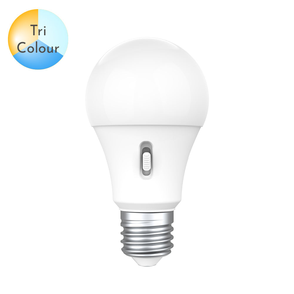 GLS A60 3CCT LED E27 12w Tri-Colour Globe