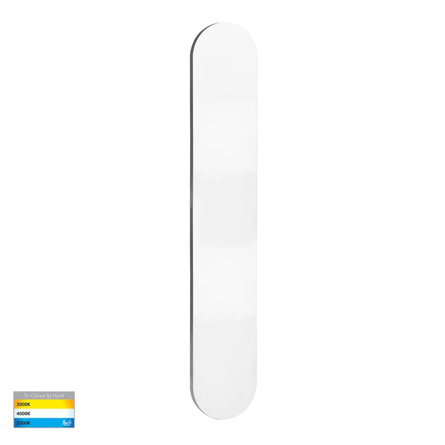 Barline Shadow White 600mm Oval LED Wall Light