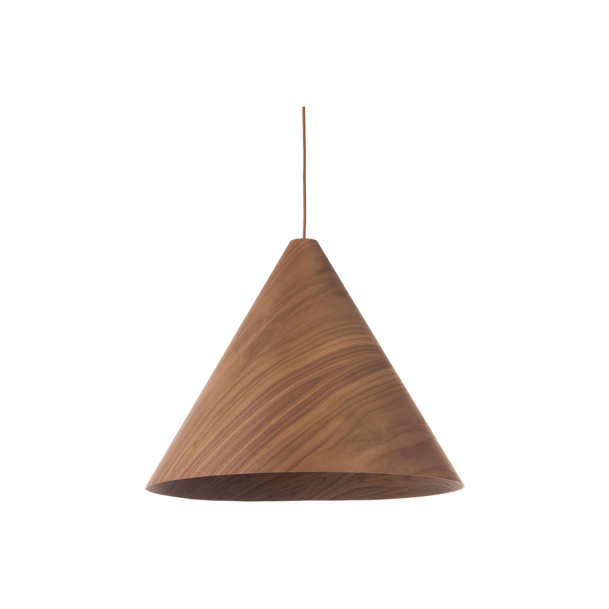 Hugo Medium Walnut Timber Scandinavian Pendant