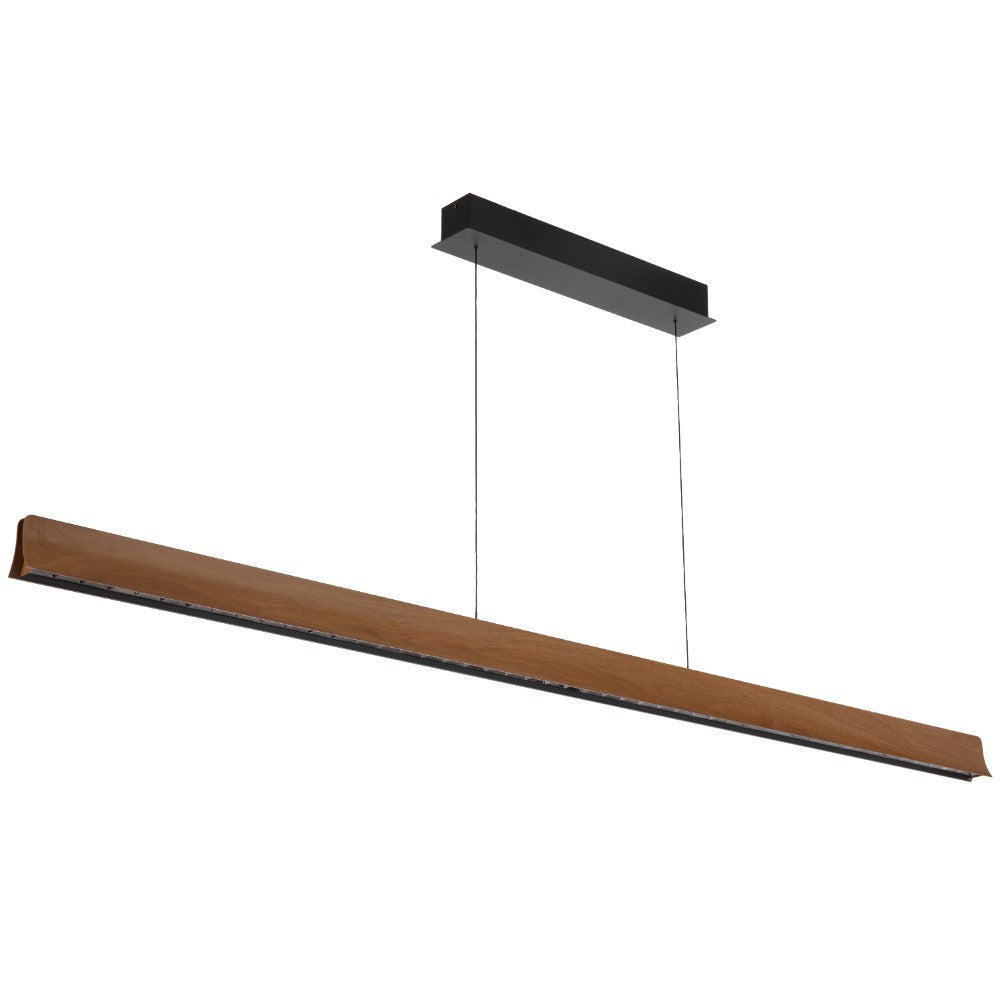 Lucid Timber 180cm Linear LED Dimmable Modern Pendant